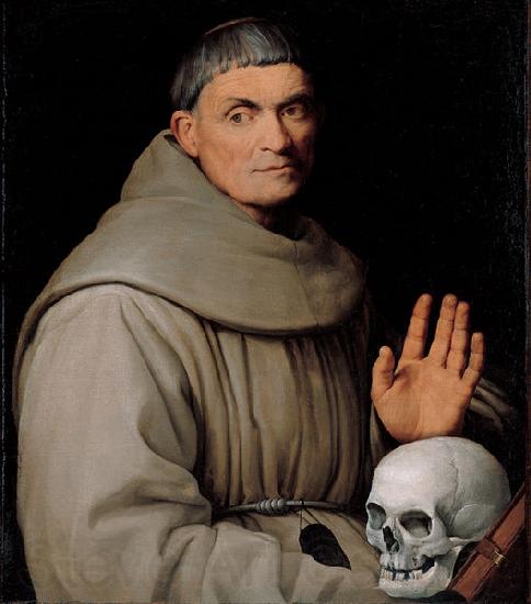 Jacopo Bassano Portrait of a Franciscan Friar France oil painting art